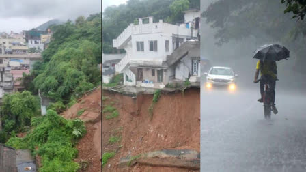 Four people died in landslides due to heavy rains in Andhra Pradesh, red alert in many districts of Odisha