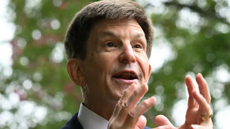 Historian and American University professor Allan Lichtman in Bethesda, Maryland, on September 7, 2024.