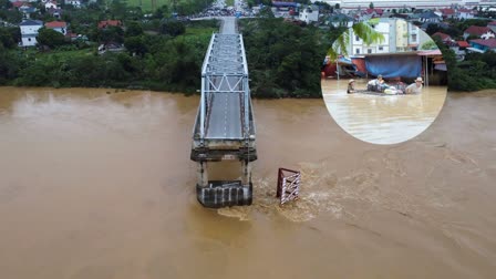 Typhoon Yagi collapses busy bridge