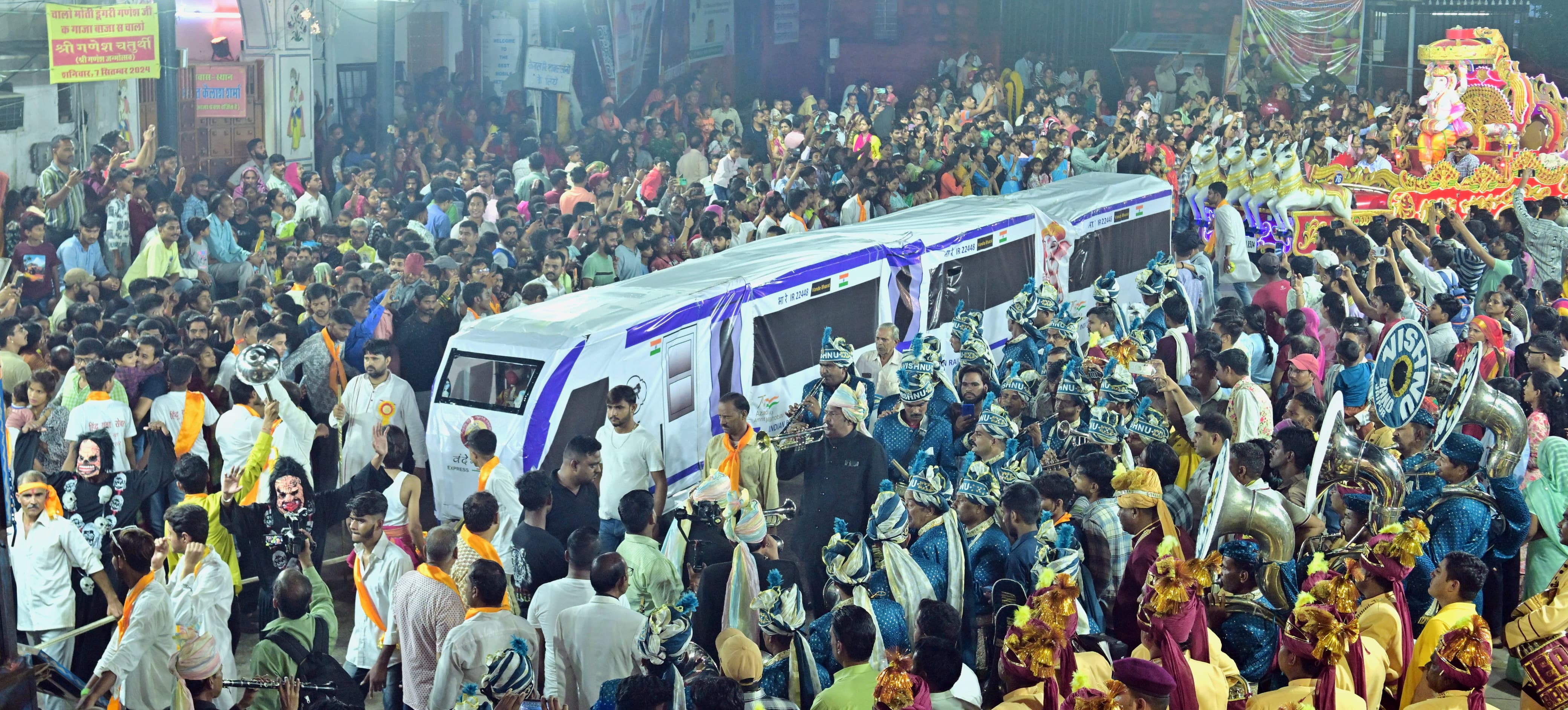 Tableau of Vande Bharat Train