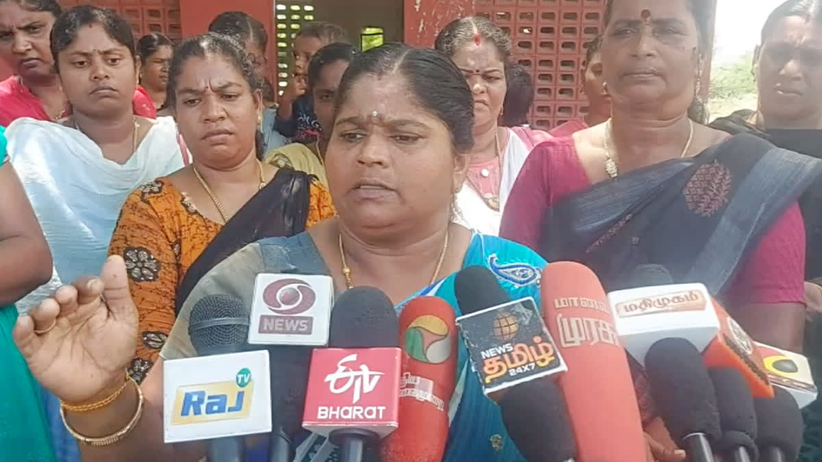 fishing village name Controversy near Thiruchendur Women petitioned at the thoothukudi collector office