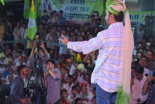 Hanuman Beniwal's public meeting in Jodhpur