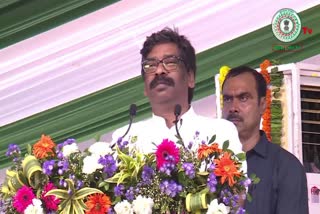 CM Hemant Soren laid foundation stone of Sikatiya Mega Lift Irrigation Scheme in Deoghar