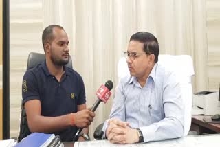 collector arun parmar conversation with etv bharat