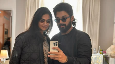 Allu Sneha Reddy feels Paris is just three letters short of Paradise as she poses with hubby Allu Arjun