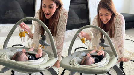 Pictures of Ileana D'Cruz playing with son Koa Phoenix Dolan scream happiness: 'Absolutely love how his face lights up when...'