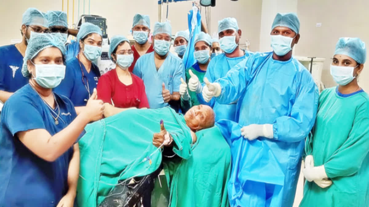 GMR Care Hospital Rare Brain Surgery