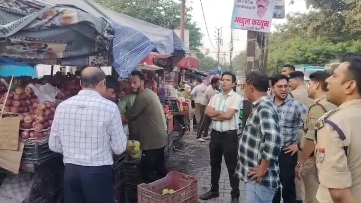 Ramnagar administration action on encroachment