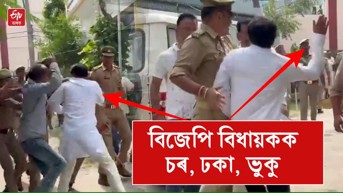 BJP MLA SLAPPED IN PUBLIC