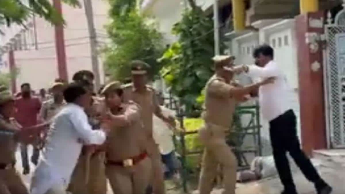 BJP MLA Yogesh Verma Assaulted During Dispute Over Coop Bank Polls In Lakhimpur Kheri