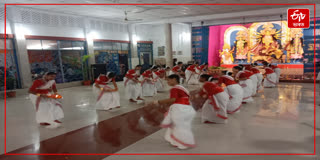 Durga Puja pandal bulit in Jagannath temple shape visitors attention