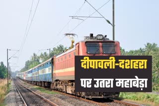 indian railways announced 6556 special trains for durga diwali chhath puja 30 november 2024  bihar jharkhand west bengal assam to up