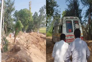 The body of a laborer buried under the rubble was recovered