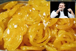 BJP SENT JALEBI RAHUL GANDHIS HOME