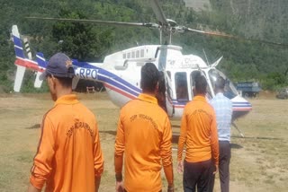 TOURISTS RESCUE BY HELICOPTER