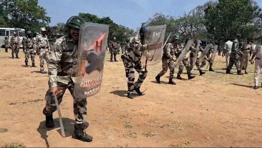 Ranchi Police Mock Drill