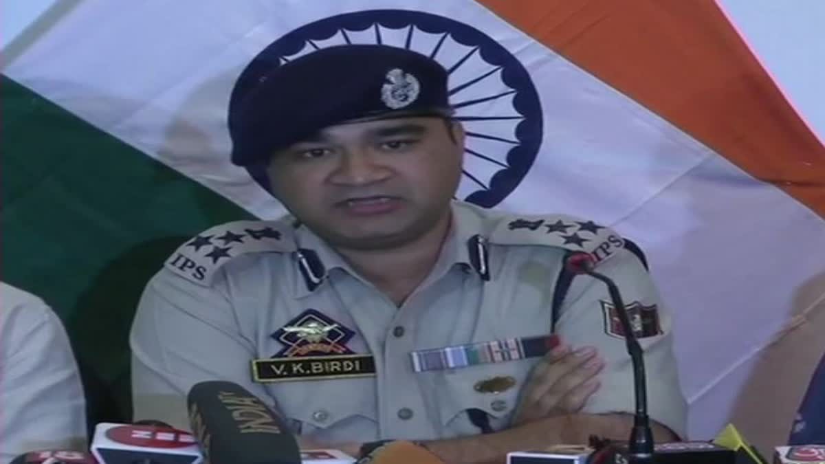 VK Birdi Assumes Charge of IGP Kashmir