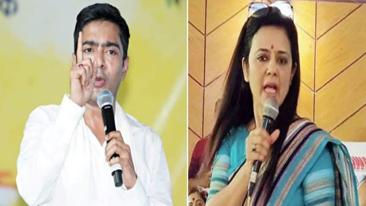 Abhishek Banerjee and MP Mahua Moitra