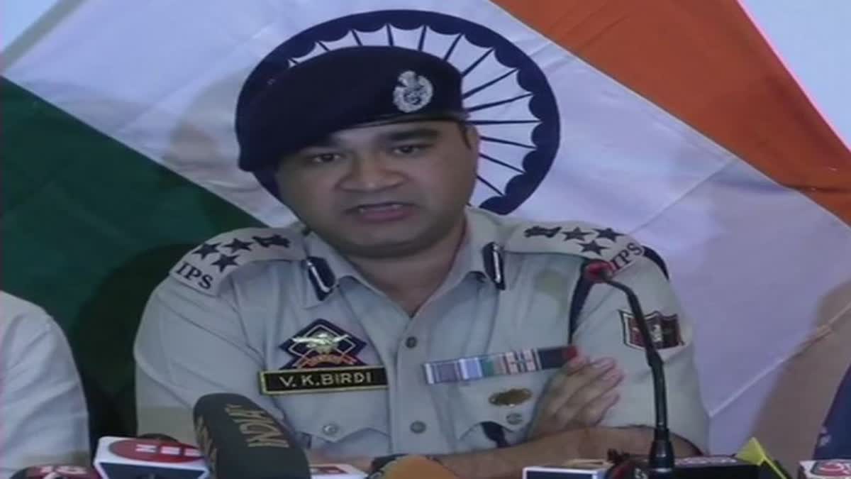 JAMMU AND KASHMIR SRINAGAR VK BIRDI ASSUMES CHARGE OF IGP KASHMIR IN PLACE OF VIJAY KUMAR