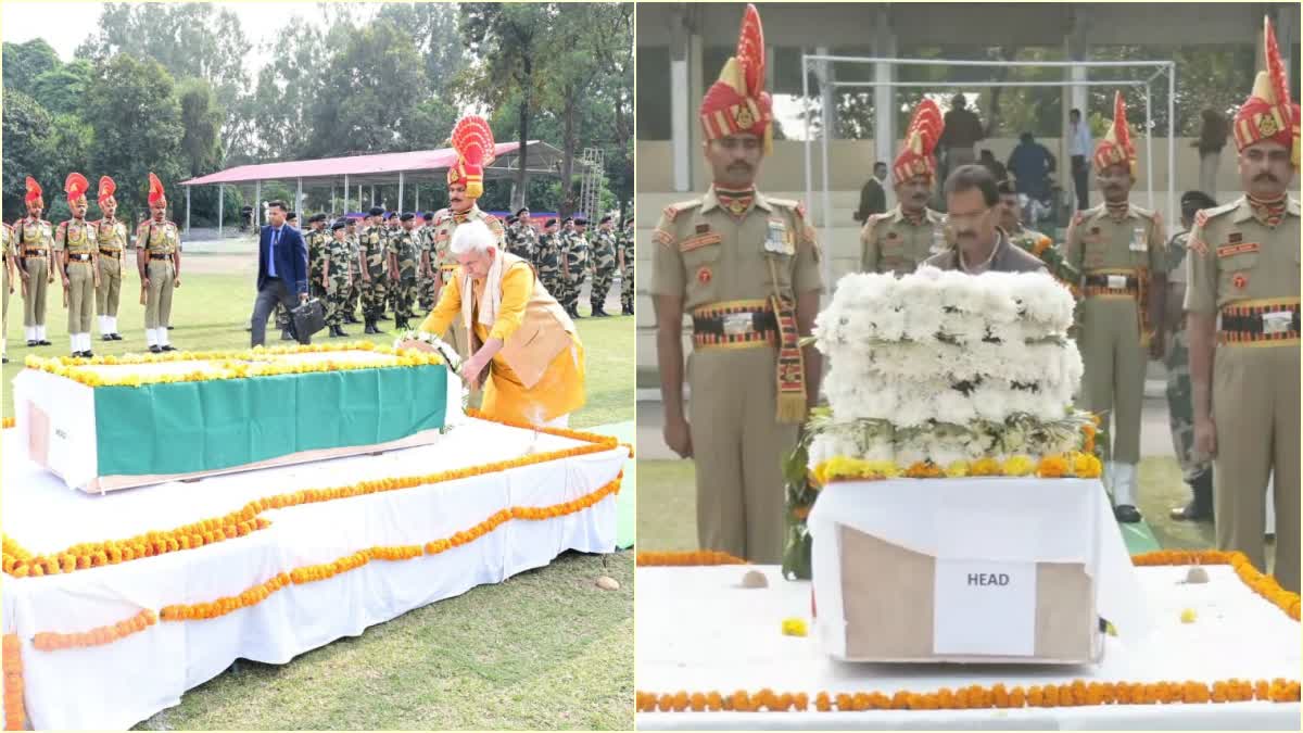 bsf- paid tribute-to-martyr-soldiers-killed-by-pakistan-rangers-firing-in-jammu