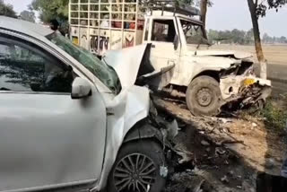 Terrible road accident at ludhiana khanna road, one dead 3 injured