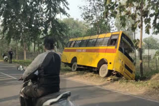 Private school bus accident victim in Pathankot