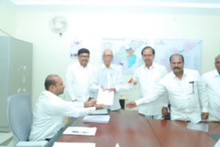 KCR files nomination from Gajwel