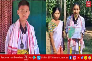 two youths from sarupathar shines in all assam karate compettion held in jorhat