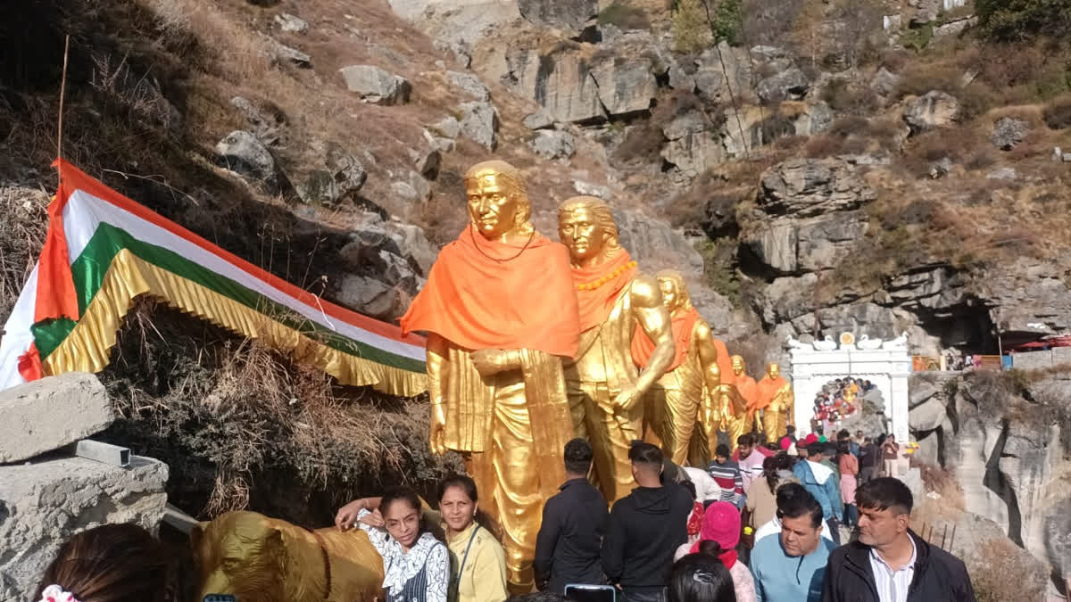 Mana Village: The First Stop on the Road to Heaven, Now Graced by Majestic Statues of the Pandavas