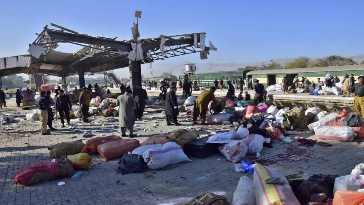 BLAST AT QUETTA RAILWAY STATION