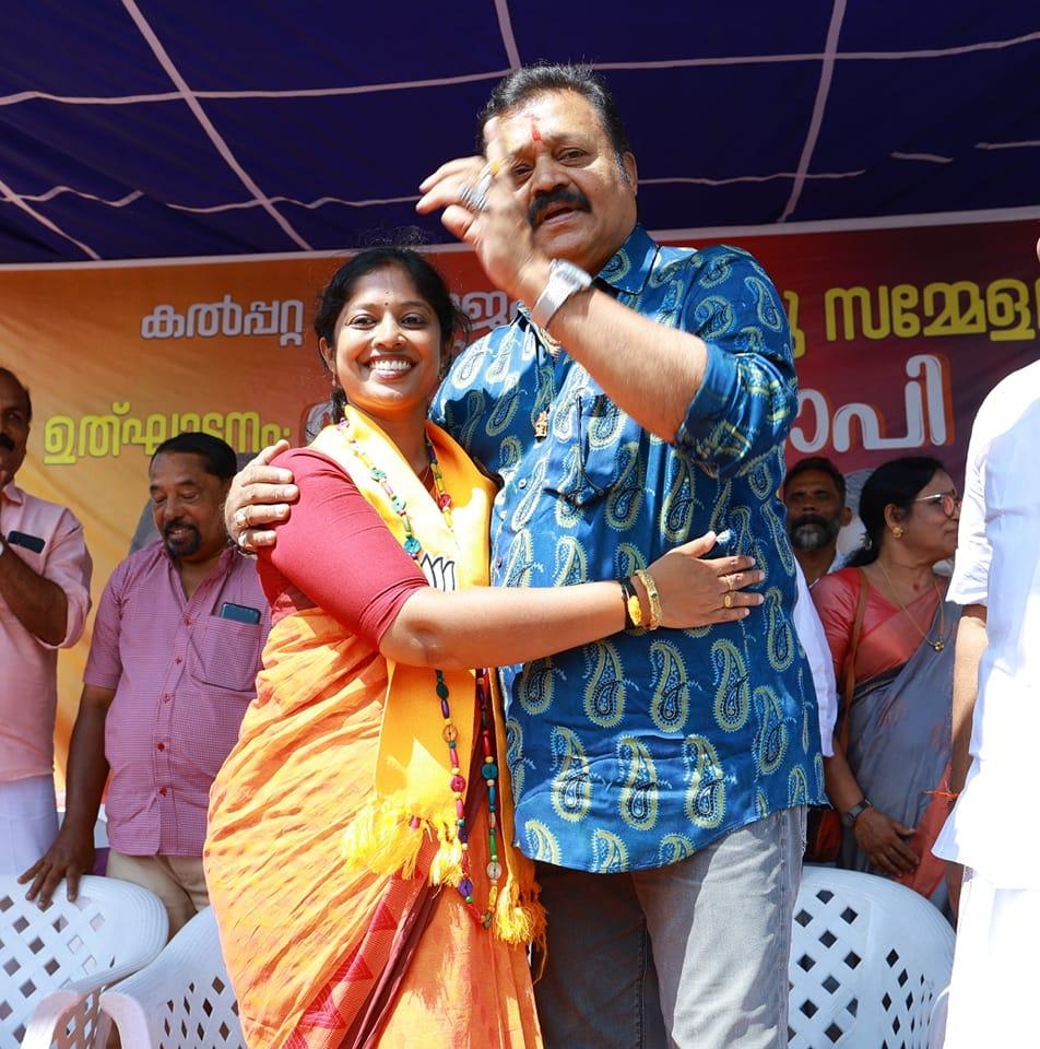 SURESH GOPI IN WAYANAD  VINESH PHOGAT IN WAYANAD  വയനാട് ഉപതെരഞ്ഞെടുപ്പ് പ്രചാരണം  സുരേഷ്‌ ഗോപി വയനാട്ടില്‍