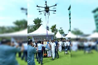 FISHERIES SECTOR  AWARENESS WORKSHOP  EMONSTRATION OF DRONE APPLICATIONS  UNION MINISTER GEORGE KURIAN