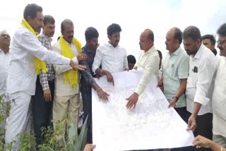 MS Raju Visited Solar Project Lands