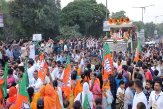 AMIT SHAH ROAD SHOW IN JAMSHEDPUR