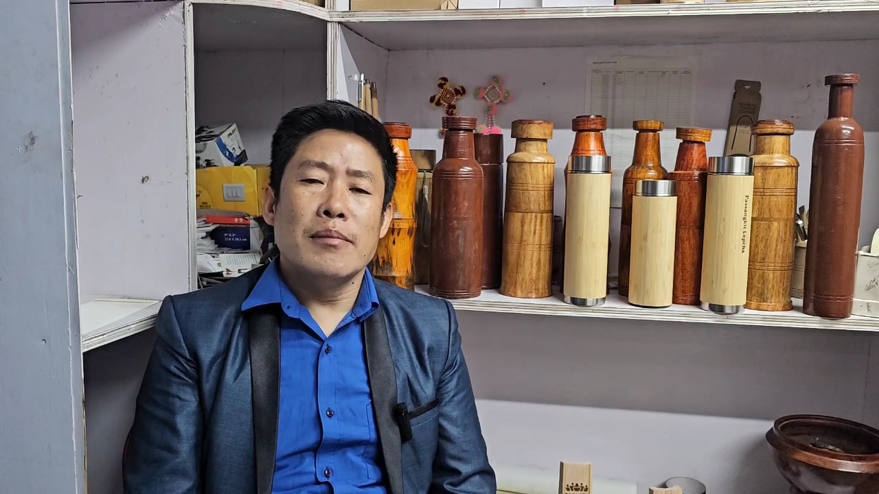 Sikkim Bamboo Water Bottle