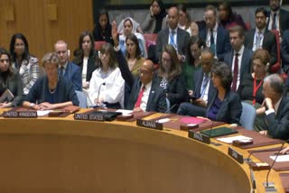 Etv BharatUS vetoes UN resolution demanding immediate humanitarian cease-fire in Gaza