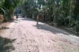 poor condition of pwd road in barpeta