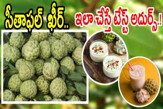 Custard Apple Recipes in Telugu