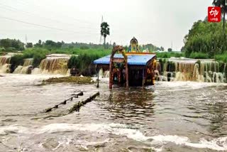 திருப்பூர் நொய்யல் ஆற்றில் வெள்ளப்பெருக்கு