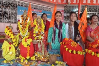 Akshat Kalash Grand welcome in Raipur