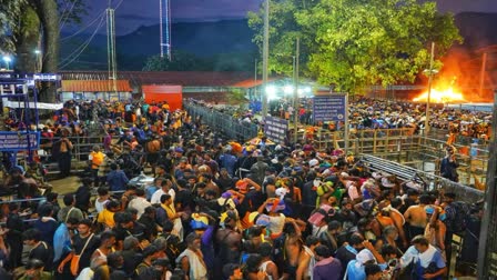 PTA sabarimala  Virtual Queue Booking Limit Sabarimala  Sabarimala News Updates  Latest News In Sabarimala  Devotees Crowd In Sabarimala  ശബരിമല  ശബരിമലയിലേക്ക് ഭക്തജന പ്രവാഹം  വെർച്വൽ ക്യൂ ബുക്കിങ്  ശബരിമല ദര്‍ശനം  ശബരിമല മണ്ഡല കാല ദര്‍ശനം  അയ്യപ്പ ഭക്തർക്കായി സ്പോട്ട് ബുക്കിങ്  ഡയനാമിക് ക്യൂ സിസ്റ്റം  ശബരിമലയിലെ ഡയനാമിക് ക്യൂ സിസ്റ്റം