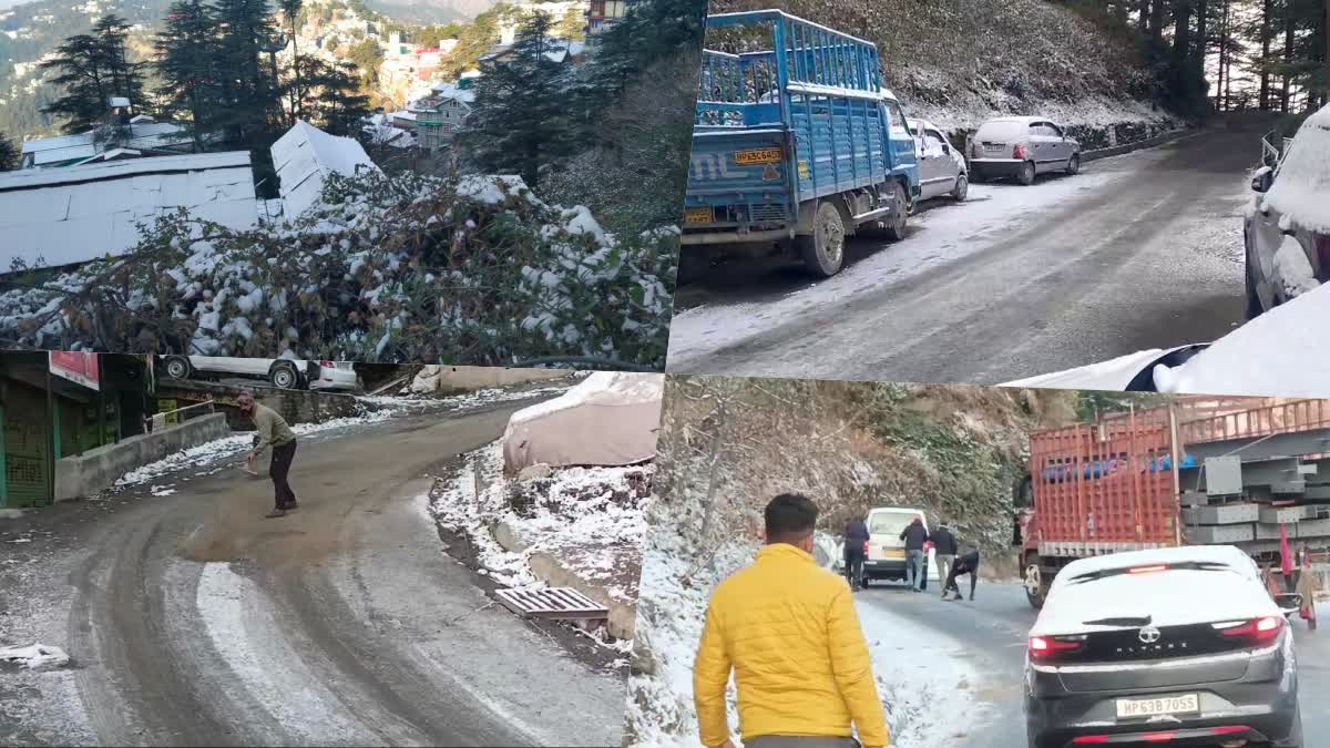 Snowfall in Shimla