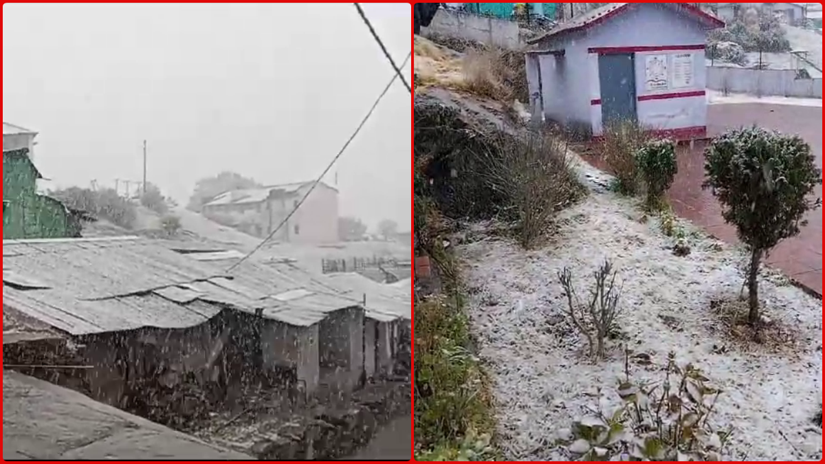 FIRST SNOWFALL IN UTTARAKHAND