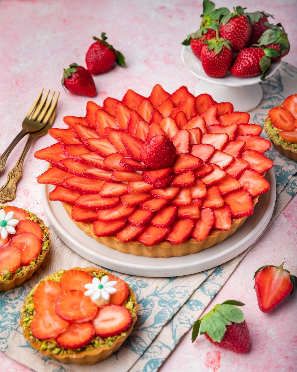 Strawberry Chocolate Tart