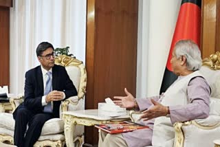 Indian Foreign Secretary Vikram Misri meets Bangladesh Chief Adviser Professor Muhammad Yunus in Dhaka