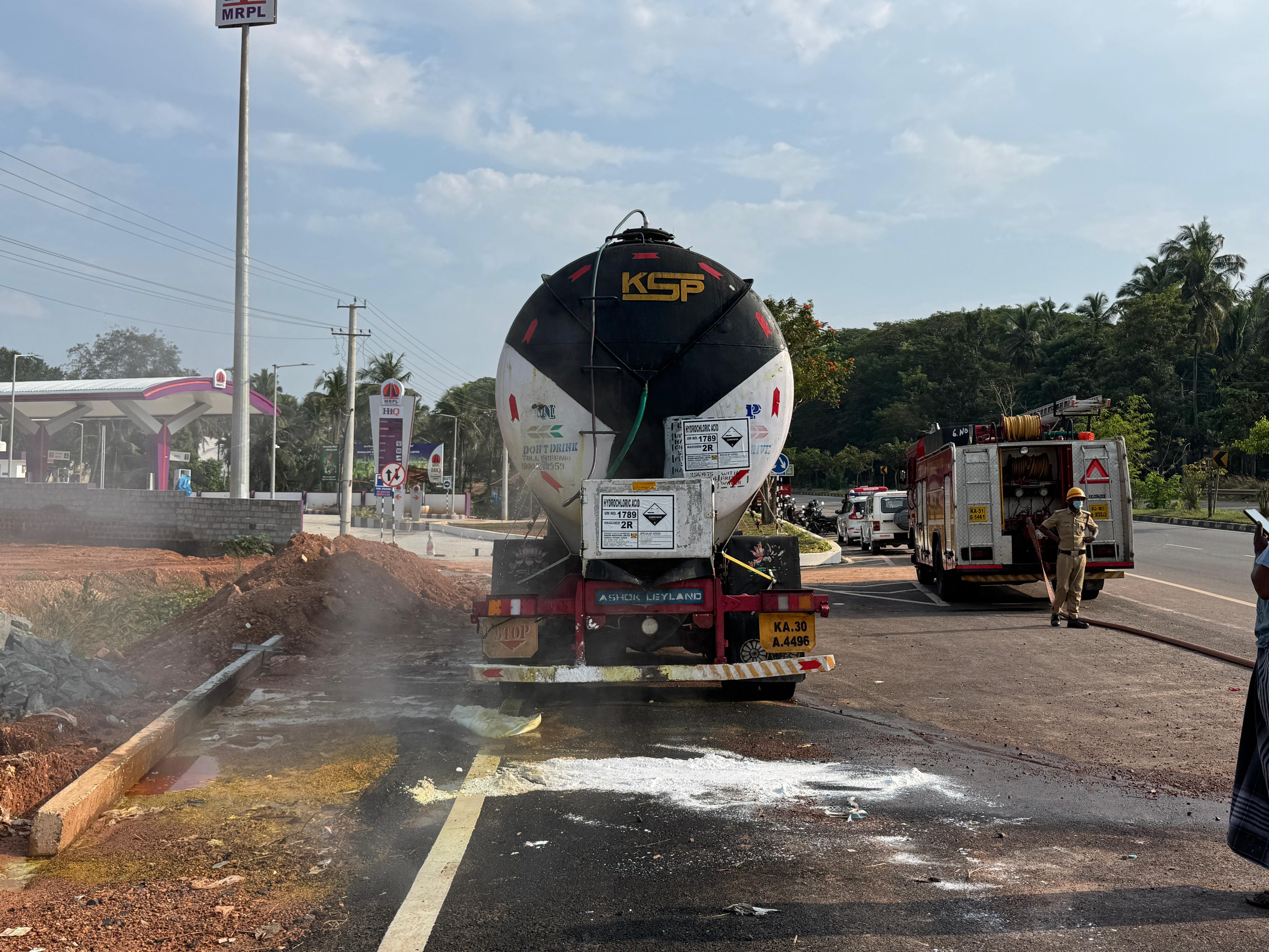 ಮಂಗಳೂರು: ಹೈಡ್ರಾಲಿಕ್ ಅನಿಲ ಸೋರಿಕೆ