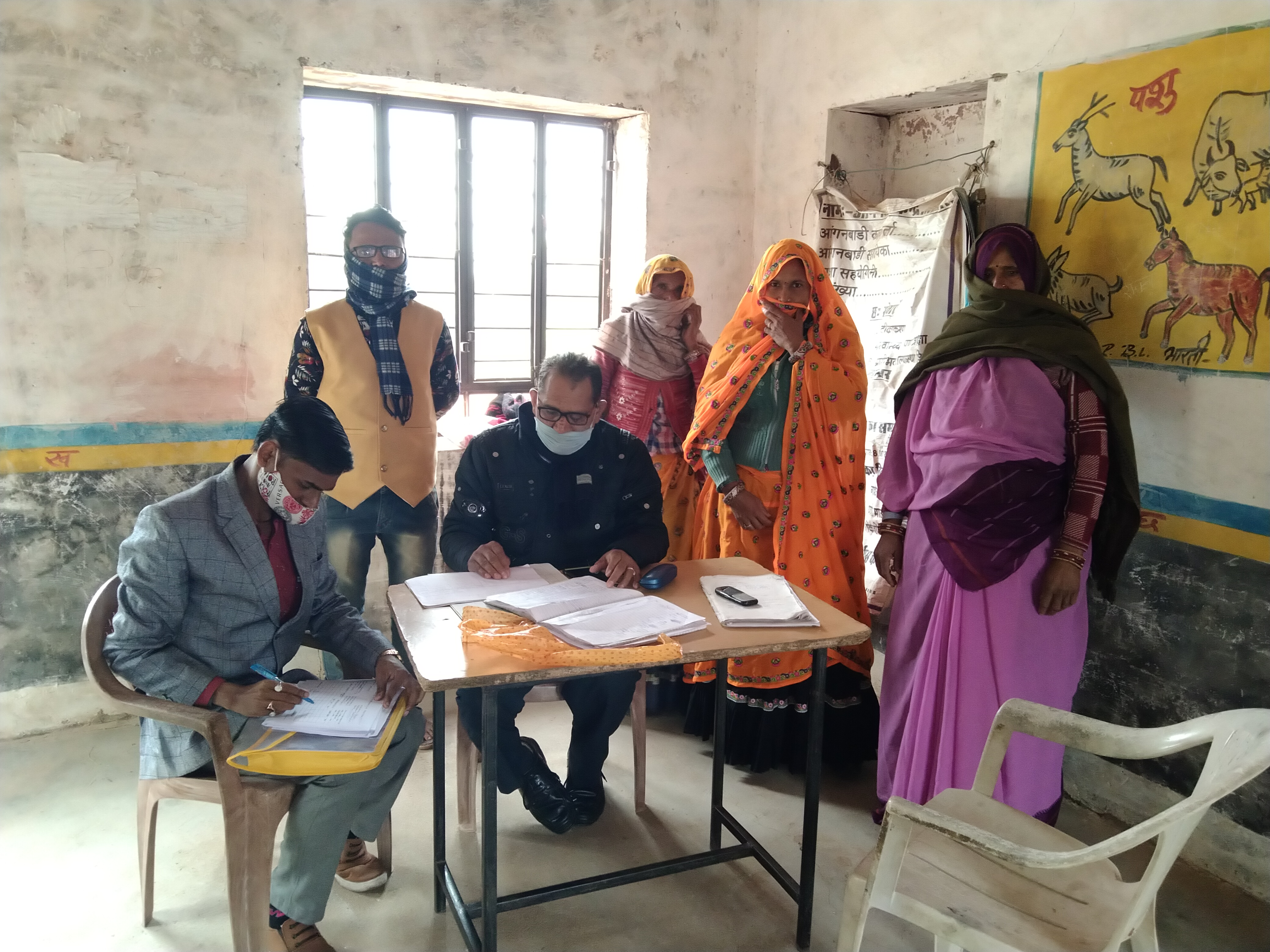 inspection of Anganwadi centers, करौली जिला कलेक्टर सिद्धार्थ सिहाग