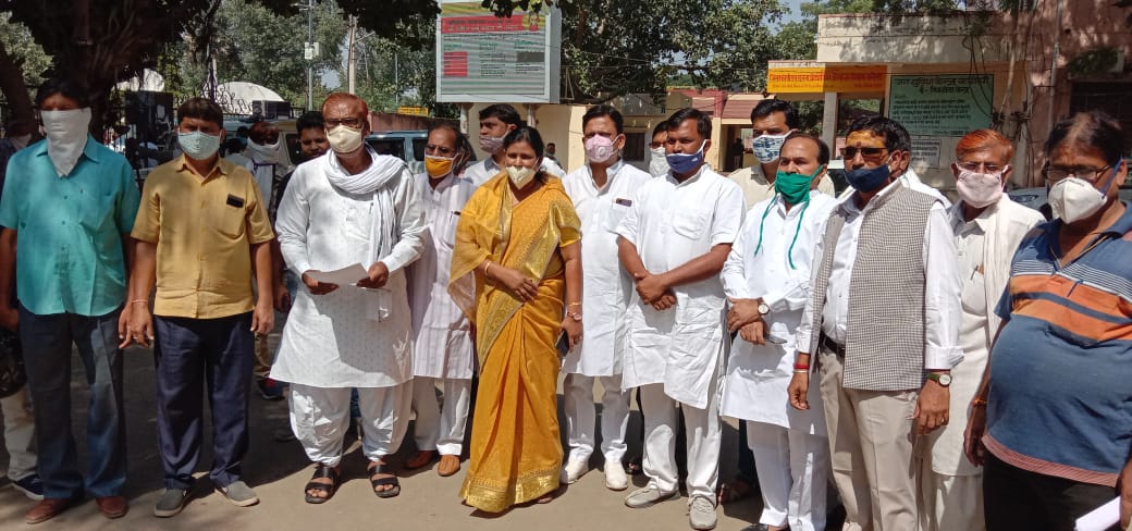 Various organizations protest in Karauli,  Case of burning priest alive in Karauli