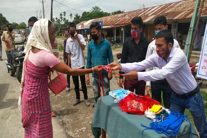 Chirang district AGSU free Mask distribution 