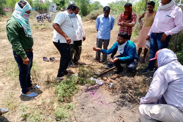 Public representative did Bhumi Pujan